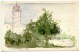 Mariathal, Kramsach, Handgemalte Ansichtskarte (Aquarell), Pinx Christlbauer, 21.9.1902, - Kufstein