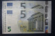 2x 5 EURO S001 SD+SB Nine Equal Numbers ITALY  ITALIA Draghi Perfect UNC - 5 Euro