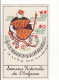 Carte 1920 Signée Naly : Semaine Nationale De L'enfance ,chanson "c'est Le Roi Dagobert" - Naly