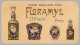 PUBLICITÉ PARFUM - CARTE PARFUMÉE : FLORAMYE - L.T. PIVER PARIS Avec PUBLICITÉ PARFUMEUR De VASLUI, ROUMANIE (q-602) - Vintage (until 1960)