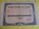 Action De 500 Francs Au Porteur/ Société Fonciére De L'Etoile/  / 1927   ACT62 - Industrie