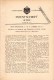 Original Patent - Henri Lepersonne In Val Saint Lambert , 1893 , Apparat Zum Schmelzen Von Glas , Seraing !!! - Glas & Kristall