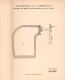 Original Patent - Henri Lepersonne In Val Saint Lambert , 1893 , Apparat Zum Schmelzen Von Glas , Seraing !!! - Verre & Cristal