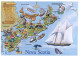 (556) Map Nova Scotia Islands - Jeux Olympiques