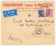 Indien - 3 Annas 6 Pies + 8 Annas Auf Luftpostbrief Von "Lahore 24.8.1937" Nach Köln - Autres & Non Classés