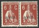 Azores, Portugal, 6 C. 1931, Sc # 175, MH Pair - Açores