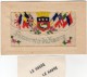 CPA 676 - MILITARIA - Carte Brodée Militaire - Guerre 1914 - 18 - Souvenir Du Havre - Drapeaux - Ecusson - Brodées