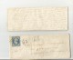 =FR 18?? Cv+letter - 1863-1870 Napoléon III. Laure