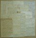 LOT DE 16  MANUSCRITS 1855 SOCIÉTÉ NOUVELLE Des FORGES Et CHANTIERS De MÉDITÉRRANÉE - SIGNÉ GUELDRY - TOUS SCANNÉS - - Manuscrits