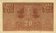 ROMANIA P. M6 20 L 1917 UNC - Romania