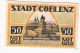 *notgeld Coblenz Serie  Compleet 25 Pf+ 3 X  50 Pf           233.1 - [11] Emissioni Locali