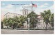 APPLETON WI, MASONIC TEMPLE BUILDING - 1950s Vintage Linen Wisconsin Postcard - Appleton