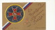 Hand Made Art Card Servian Flag 1955 - Serbie