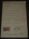Fiscal/document De 1939 Surcharge D.A. 60c Oblitération Ordre Des Avocats 3 Janv 1939 Cour D'Aix/Conseil De Discipline - Storia Postale