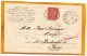 Luxembourg 1905 Postcard Mailed - 1895 Adolphe Right-hand Side
