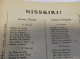 RARE PARTITION CARNAVAL DE NICE 1924  NISSKIRI DOUBLE VERSION DONT PATOIS NICOIS - Other & Unclassified