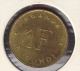 RWANDA BURUNDI 1 FRANC 1961  LION 	KM# 1 - Rwanda