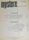 Mystère Magazine N° 275. Janvier 1971 - Opta - Littérature Policière