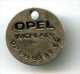 JETON DE CADDIE - METAL - OPEL - MORLAIX - Jetons De Caddies