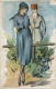 2 Art Card Costumes D' Orient Homme Et Femme Voilée Mosquée Edit MJC 13139  Et 13145 - Liban