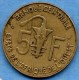 WEST AFRICAN STATES / AFRIQUE OUEST  5 FRANCS 1977 - Autres – Afrique