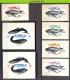 Nbu008b FAUNA SET ZEEZOOGDIEREN WALVIS WHALE SEA MAMMALS BALEINES MARINE LIFE TONGA 1977 PF/MNH - Ballenas