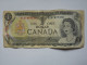BILLET CANADA - P.85 (voir Signatures) - 1973 - 1 DOLLAR - REINE ELISABETH II - PARLEMENT - RIVIERE OTTAWA - Canada