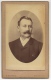 Photo. CDV. Homme Moustachu. Foto Hermes. Bruxelles. - Anciennes (Av. 1900)