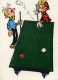 Delcampe - SUPERBE ET RARE SERIE DE 12 CARTES POSTALES 1962 /  RECOUVERTES EN FEUTRINE ILLUSTREES PAR FRANQUIN  CPSM 10X15 NEUVES - Bandes Dessinées