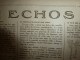 Delcampe - 1919 LPDF:Vols Des Allemands En France Et Belgique;FANIONS LPLF;Tagoust;Djemila;Trans-pétrole-guerre;PETAIN ;Munitions? - Français