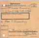 SS Feldpost Paketkarte AROLSEN SS Verfügungstruppe 3. Panzerjäger Nach Harrislee über Flensburg - Briefe U. Dokumente