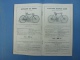 Delcampe - CYCLES FERNAND CLEMENT, LEVALLOIS PERRET, 1909 - Publicités