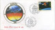 ITALIA - FDC  ROMA LUXOR 1991 - EUROPA UNITA - SPAZIO - SERIE SU DUE BUSTE - FDC