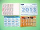 Calendars 2002-2014 Spain Czech Germany Stamps Butterflies Insects Music Bagpipes Horse Restaurant - Klein Formaat: 2001-...