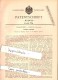 Original Patent - Adam Kohn In Pozega , Kroatien , 1900 , Lenkbares Luftschiff , Fluggerät , Flugzeug !!! - Fliegerei