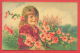 152129 / Artist  Art Maxim Trübe - BEAUTIFUL GIRL WITH FLOWERS - 893 WENAU PASTELL - Truebe, Maxim