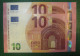 2x 10 EURO S002 SC+SF Nine Equal Numbers ITALY  ITALIA Draghi Perfect UNC - 10 Euro
