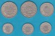 Lot De 6 Pieces - Suisse - 2, 1, 1/2 Francs / 10 Centimes - Après 1968 - Autres & Non Classés