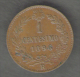 ITALIA 1 CENTESIMO 1896 UMBERTO I - 1878-1900 : Umberto I