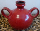 Vintage Pottery Topferhof Keramik Handmade DDR Romhild Decor Red VASE No. 1 - Heavy - Other & Unclassified