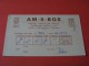 Spanien      QSL  Karte  AM5BQS   Radio  5.10.92      ( P - 14 ) - Radio