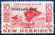 NEW HEBRIDES , BRITISH 1953 10c Sailing Postage Due MLH WHITE GUM ScottJ12 CV$2.50 - Ungebraucht