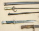 Lot Baionnette Lebel Rosalie Chassepot Mauser Espagnole Israelienne Belge Russe Anglaise - Armes Blanches