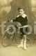 1922 REAL PHOTO POSTCARD  TRICYCLE VELO CARTE POSTALE - Motos