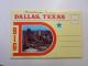 US  Texas -Dallas - Booklet  D118986 - Dallas