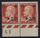 France 1929 Yvert  255  Paire, Bord De Feuille MNH/** /neuf - 1927-31 Sinking Fund