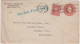 STATI UNITI - UNITED STATES - USA - US - 1917 - Intero Postale - Entier Postal - Stationery - 2 Cents + 2 WEP Perfin - Zähnungen (Perfins)