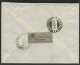 MONACO, 50F PROVISIONAL TRIANGLE MALL COACH + ON R-COVER 1958 50F On 100F - Storia Postale