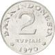 Monnaie, Indonésie, 2 Rupiah, 1970, SUP, Aluminium, KM:21 - Indonesien