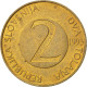 Monnaie, Slovénie, 2 Tolarja, 1993, SPL, Nickel-brass, KM:5 - Slovénie